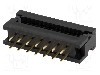 Conector IDC, 14 pini, pas pini 2.54mm, CONNFLY - DS1018-142BX