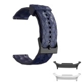 Curea din silicon compatibila cu Samsung Galaxy Watch8 Classic 46mm, Zaffre Blue
