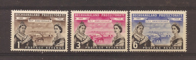 Bechuanaland(Botswana) 1960-A 75-a aniversare a protectoratului Bechuanaland,MNH foto