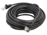 Patch Cord F/UTP 5e Negru 10m Ecranat