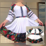 Cumpara ieftin Set rochii stilizate traditional - Mama si Fiica - model 6