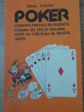 Poker - Silviu Craciun, Tehnica 1992, Carte Jocuri, Editie Originala Romana, Ghid Strategii, 127 Pagini