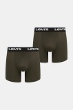 Levi&#039;s boxeri 2-pack culoarea verde, 37149-1195