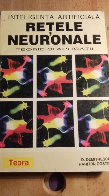 Inteligenta artificiala,retele neuronale,d dumitrescu / 0146 foto
