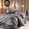Lenjerie de pat pentru o persoana cu husa de perna dreptunghiulara, Versace, bumbac satinat, gramaj tesatura 120 g mp, multicolor