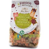 Paste cu Faina de Linte Rosie si Mazare Verde pentru Copii fara Gluten Ecologice/Bio 250g