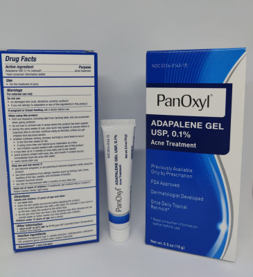 Panoxyl Adapalene 0.1% GEL 15gr Acne Treatment - Leave-On Gel foto