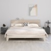 VidaXL Noptiere HAMAR, 2 buc, gri &icirc;nchis, 40x35x44,5 cm, lemn masiv 340410
