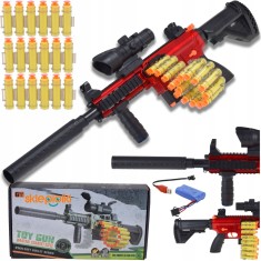 PUȘCĂ AUTOMATĂ DE JUCĂRIE SIGURĂ PENTRU SĂGEȚI DIN SPUMĂ MOALE