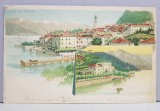 A.D. XENOPOL CATRE ELIZA XENOPOL * , CARTE POSTALA ILUSTRATA , CROMOLITOGRAFIE , HOTEL DE LA GRANDE BRETAGNE CIRCULATA , CLASICA , 1900