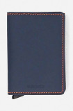 Secrid portofel culoarea albastru marin, Portfel Secrid Slimwallet Matte SM-Nightblue &amp; Orange