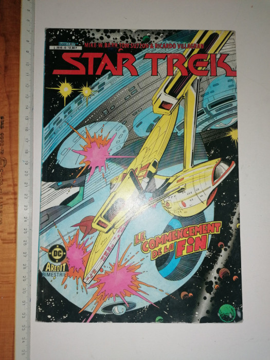 STAR TREK AREOIT D C COMICS 1985 - BENZI DESENATE ,