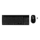 Set tastatura/mouse wireless Trento Hama, USB, layout RO, 1200 dpi, 103 taste, Negru