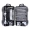 Set surubelnite precizie 115 in 1, FMK&reg;, Crom, 19,4 x 10,8 x 6 cm, duritate de 55-60hrc, Argintiu