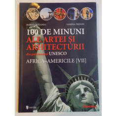 100 DE MINUNI ALE ARTEI SI ARHITECTURII DIN PATRIMONIUL UNESCO , AFRICA - AMERICILE de MARCO CATTANEO , JASMINA TRIFONI , 2002
