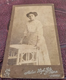 Fotografie femeie, tip CDV