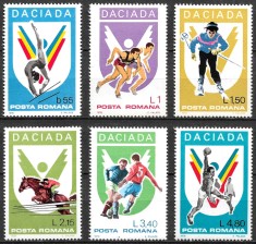 ROM&amp;Acirc;NIA 1978 - LP 964 - DACIADA - SERIE MNH foto