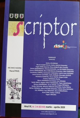 Revista SCRIPTOR nr. 3-4 martie-aprilie 2020 foto