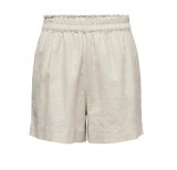 Cumpara ieftin Pantaloni scurti cu talie inalta pentru femei ONLY Onltokyo, casual, bej, S - OUTLET