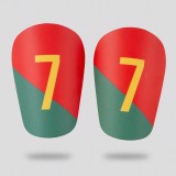 Mini aparatori de fotbal MBrands , Cristiano numarul 7 Portocaliu/Verde M