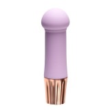 Vibratoare pentru incepatoare - Crushious Umflatura Moale Mini Vibrator Lavanda Matasos de Neted 10 Moduri de Vibratie