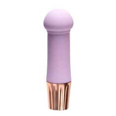 Vibratoare pentru incepatoare - Crushious Umflatura Moale Mini Vibrator Lavanda Matasos de Neted 10 Moduri de Vibratie