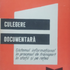 Sistemul Informational in procesul de transport in statii si pe retea, 1968 CFR