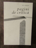 PAGINI DE CRITICA - ION CHINEZU