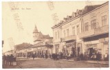 872 - BUZAU, street stores, Romania - old postcard - unused, Necirculata, Fotografie
