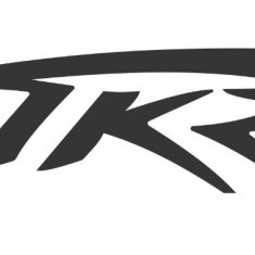 Sticker Moto Peugeot TKR 12x4.5cm Negru