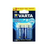 Set 4 baterii alkaline, R6, AA, Varta, L102816