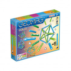 Joc de constructie magnetic Geomag Color, 35 piese