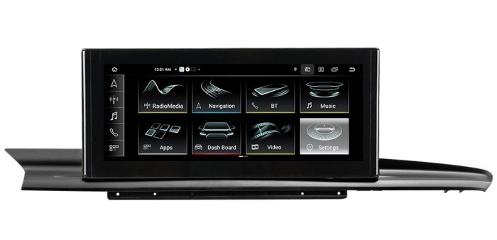 Navigatie dedicata cu Android Audi A6 (C7) / A7 2010 - 2019 cu navigatie RMC,