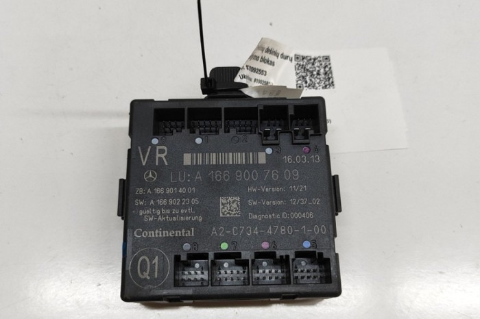Modul de control ușă dreapta față MERCEDES-BENZ M W166 2013 OEM: A1669007609,A1669014001,A1669022305,A2C7344780100 | 32092553