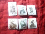 Serie Berlin 1967 - Personalitati cultura , 6 valori, Nestampilat