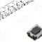 Microintrerupator, 2.9x3.5x1.4mm, (ON)-OFF, SPST, PANASONIC, EVPAAN02Q, T156665