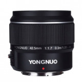 Cumpara ieftin Obiectiv foto Yongnuo YN 42.5mm f1.7 pentru M4/3 DESIGILAT