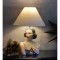 Lampa de masa cu bust de femeie cu evantai CW109