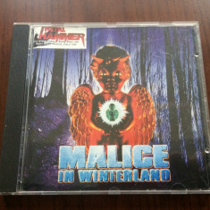 malice in winterland promo Metal Hammer cd disc selectii muzica heavy metal VG+