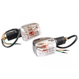 Set lampi semnalizare-negre, geam transparent
