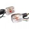 Set lampi semnalizare-negre, geam transparent