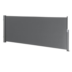 Paravan solar retractabil Werth 300 x 100 cm gri [pro.tec] HausGarden Leisure foto