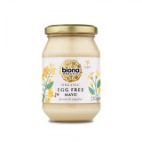Maioneza Vegana Fara Ou Bio BIONA 230g - Delicioasa, fara Lactoza, Ingrediente Ecologice, Ulei Floarea Soarelui, Mustar, Piper, Fenicul, Coriandru