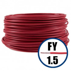 Conductor FY 1.5 - 100 m - Cablu curent cupru plin, disponibil in TOATE CULORILE foto
