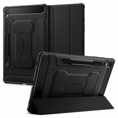 Husa Spigen Rugged Armor Pro pentru Samsung Galaxy Tab S9 11.0 X710/X716B Negru