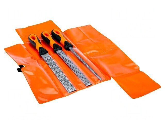 Kit Pile Semilună și Rașpel Lemn 200mm