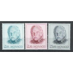 Monaco 1990 Mi 1942/44 MNH - Prințul Rainier III