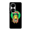 Husa compatibila cu Huawei Nova Y70 model Alien pacman, Silicon, TPU, Viceversa, Transparent, Carcasa