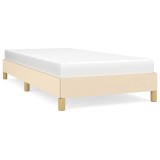 Cumpara ieftin Cadru de pat fara saltea crema 80x200 cm tesatura