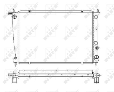 NRF 53371 Radiator, racire motor foto